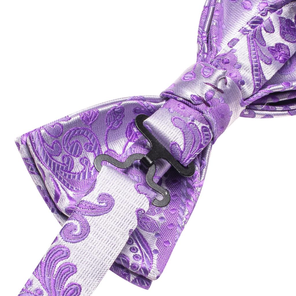 Purple Lilac Lavender Pansy Vi - Bow Tie Pre Tied 评论和价格
