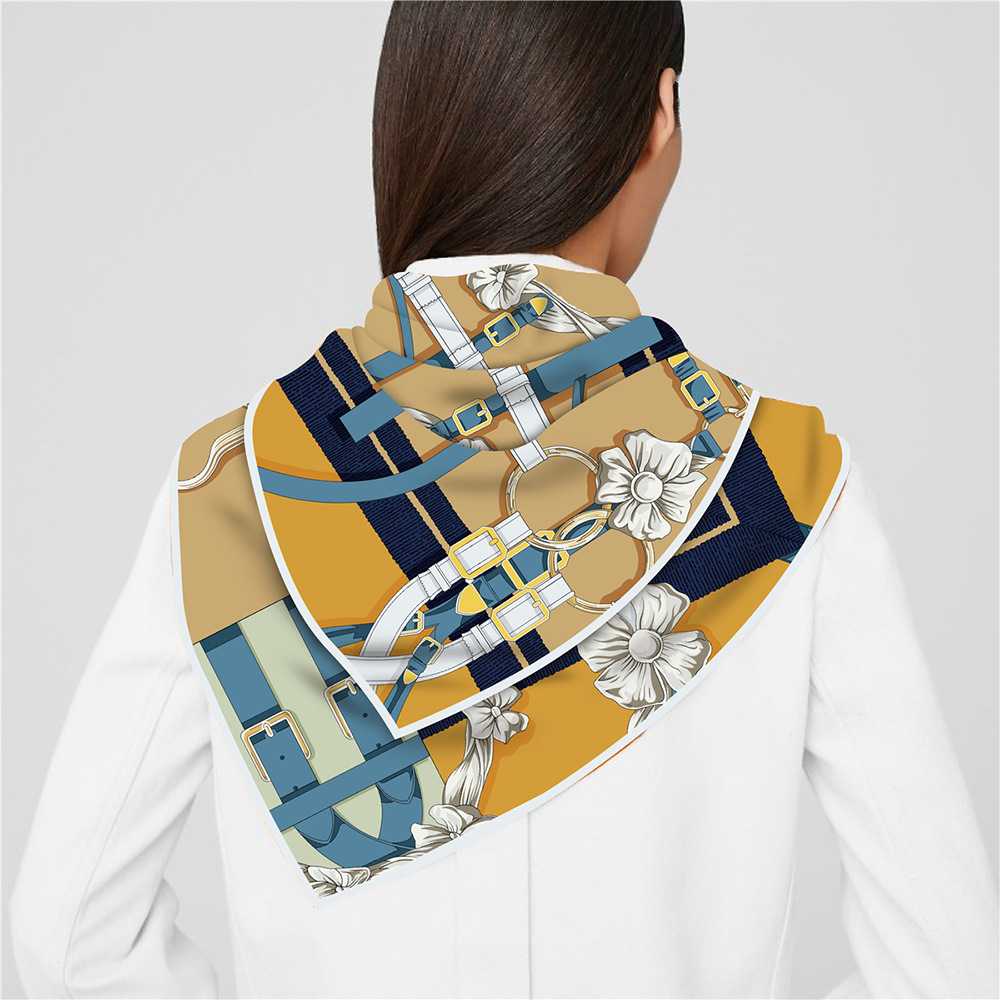90cm New Design Belt Twill Sil - Face Scarf Mask 评论和价格
