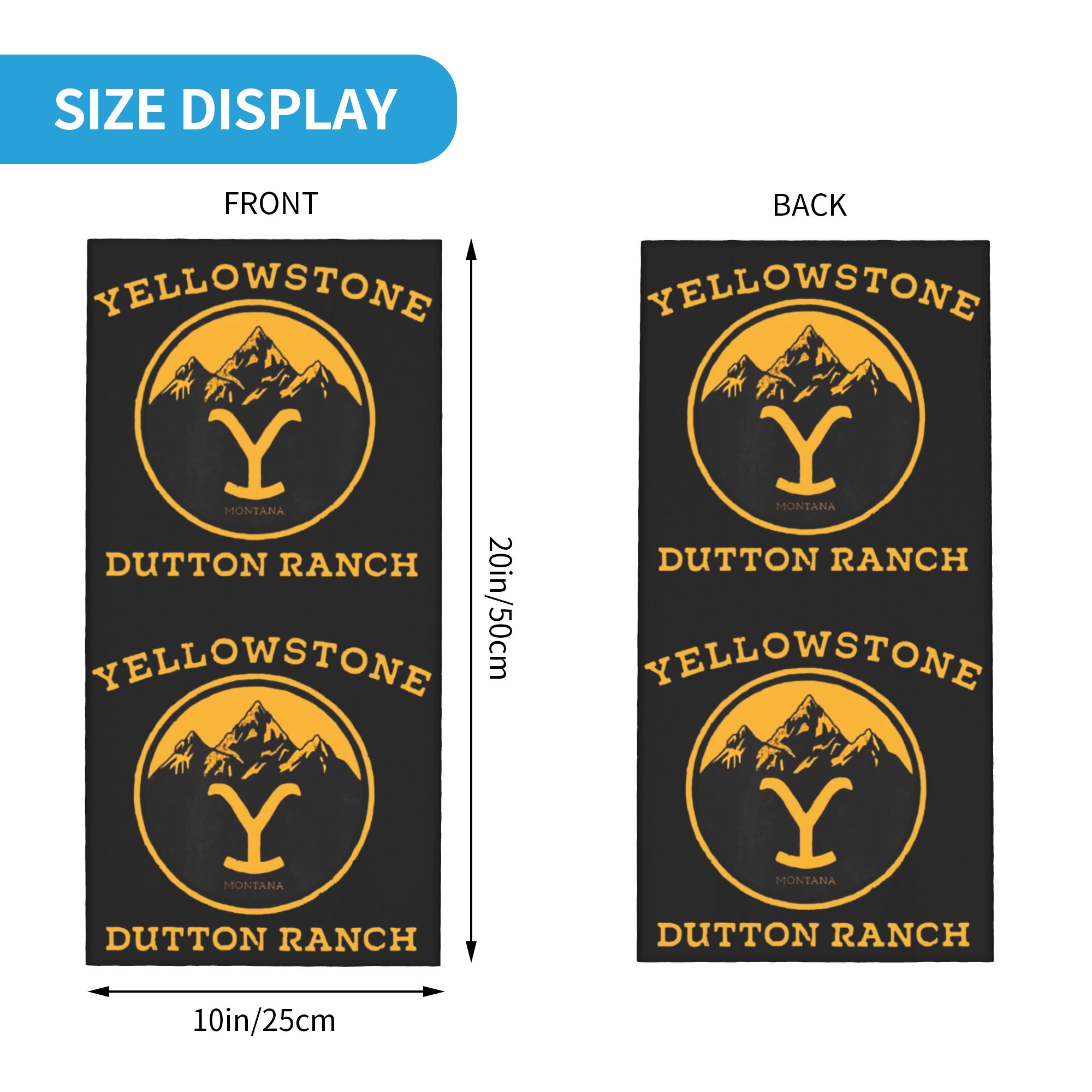 Dutton Ranch Yellowstone Logo  - Neck Warmer Tube 评论和价格