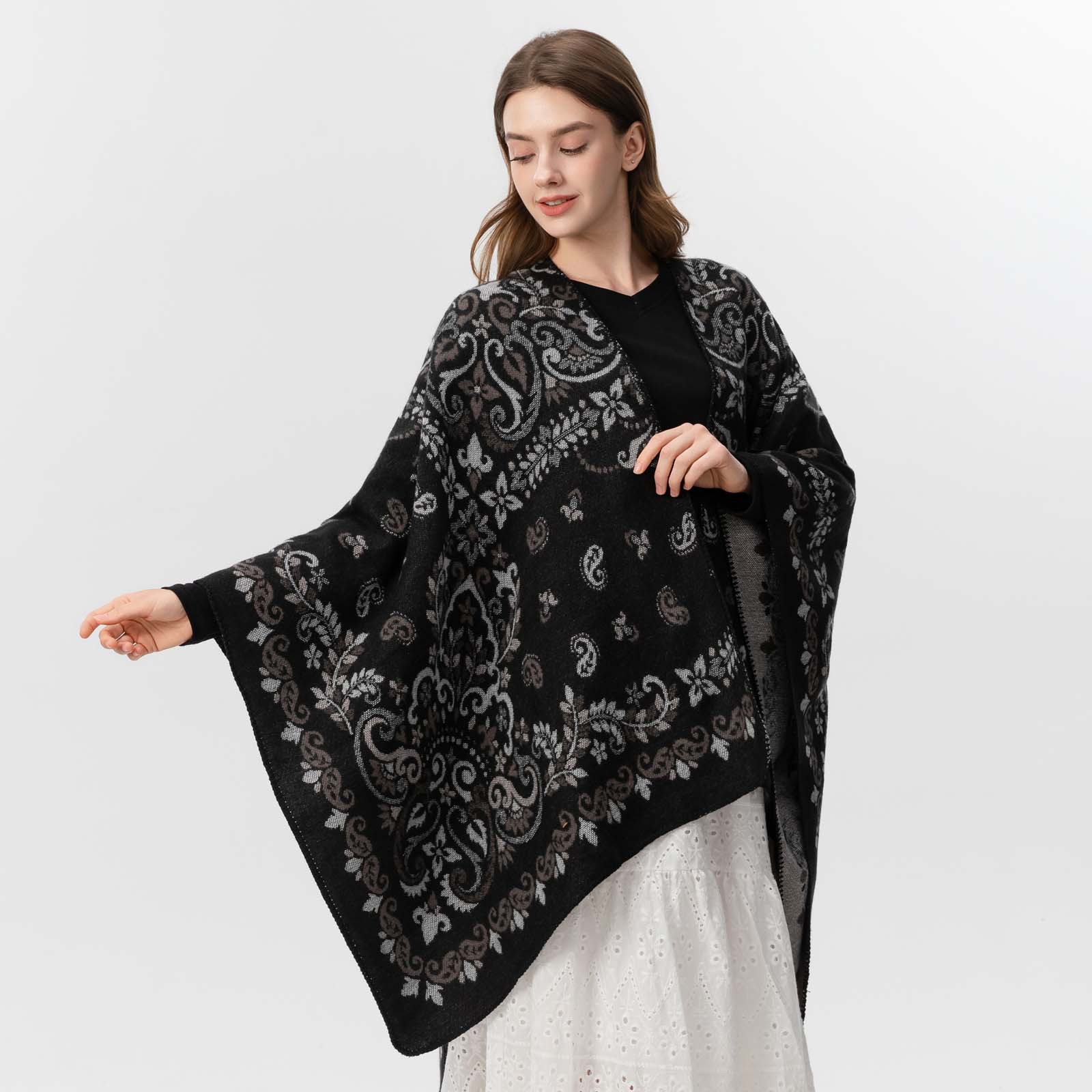 Luxury Women's Cashmere Scarf  - Stole Wedding Shawl 评论和价格
