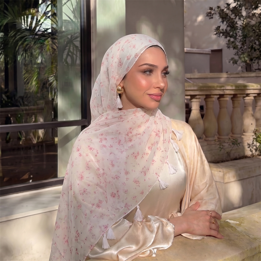Fashion Women Tassel Hijab Sof - Face Scarf Mask 评论和价格