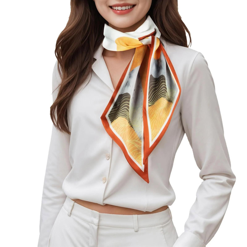 Fashion Stripes Hair Ribbon Sc - Ascot Neck Scarf 评论和价格
