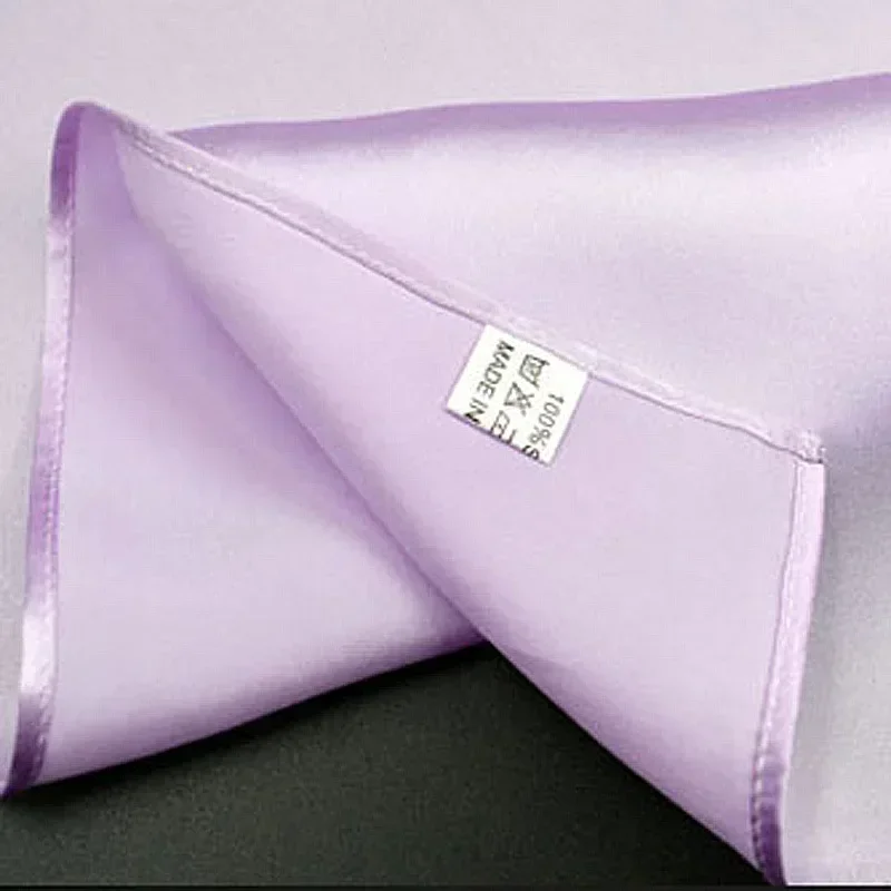 Natural 35cm Pure Silk Mans Po - Pocket Square Set 评论和价格