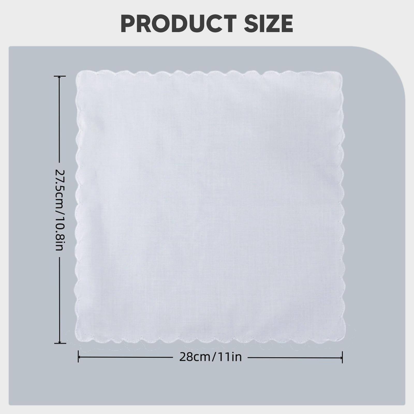 6 Pieces Cotton Handkerchiefs  - Handkerchief Cotton Men 评论和价格