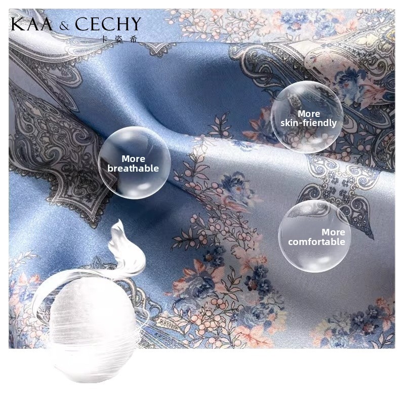 Baroque Floral 100% Mulberry S - Face Scarf Mask 评论和价格