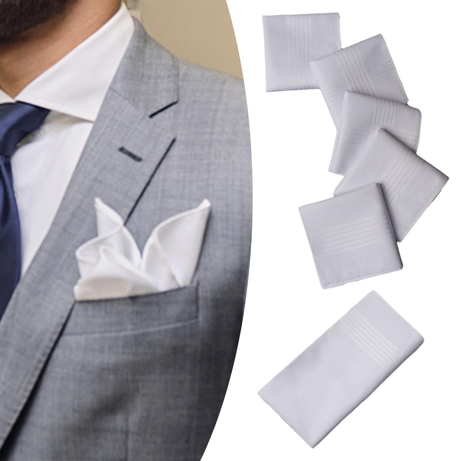 6x Mens Handkerchief Hankies G - Handkerchief Cotton Men 评论和价格